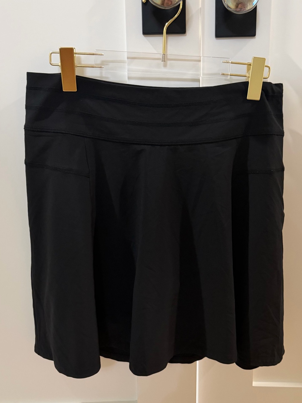 Athleta All Day Skort Black Size 8 NWOT